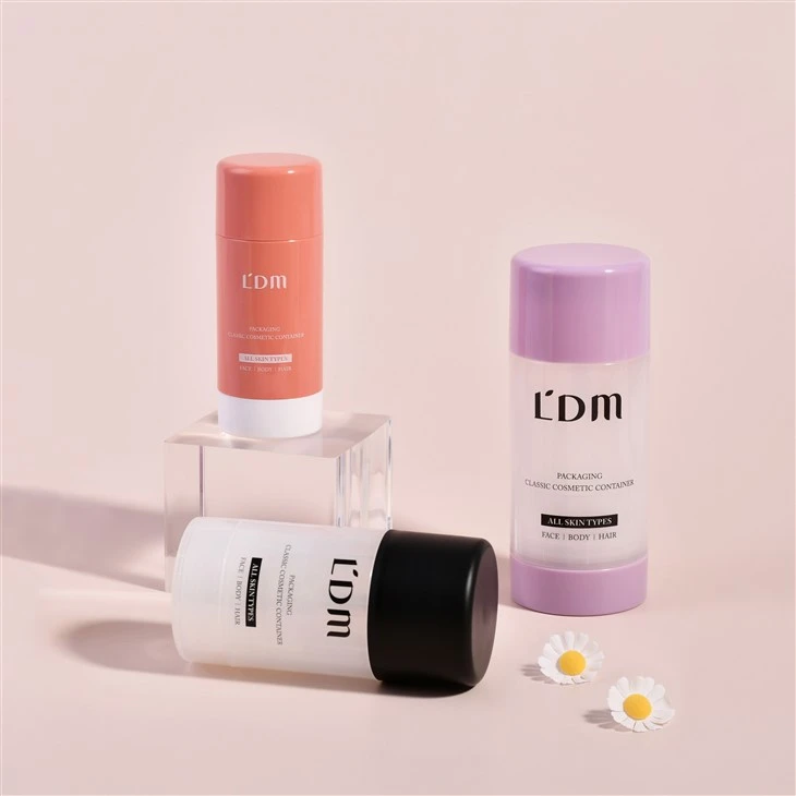 Klare deodorantbeholdere